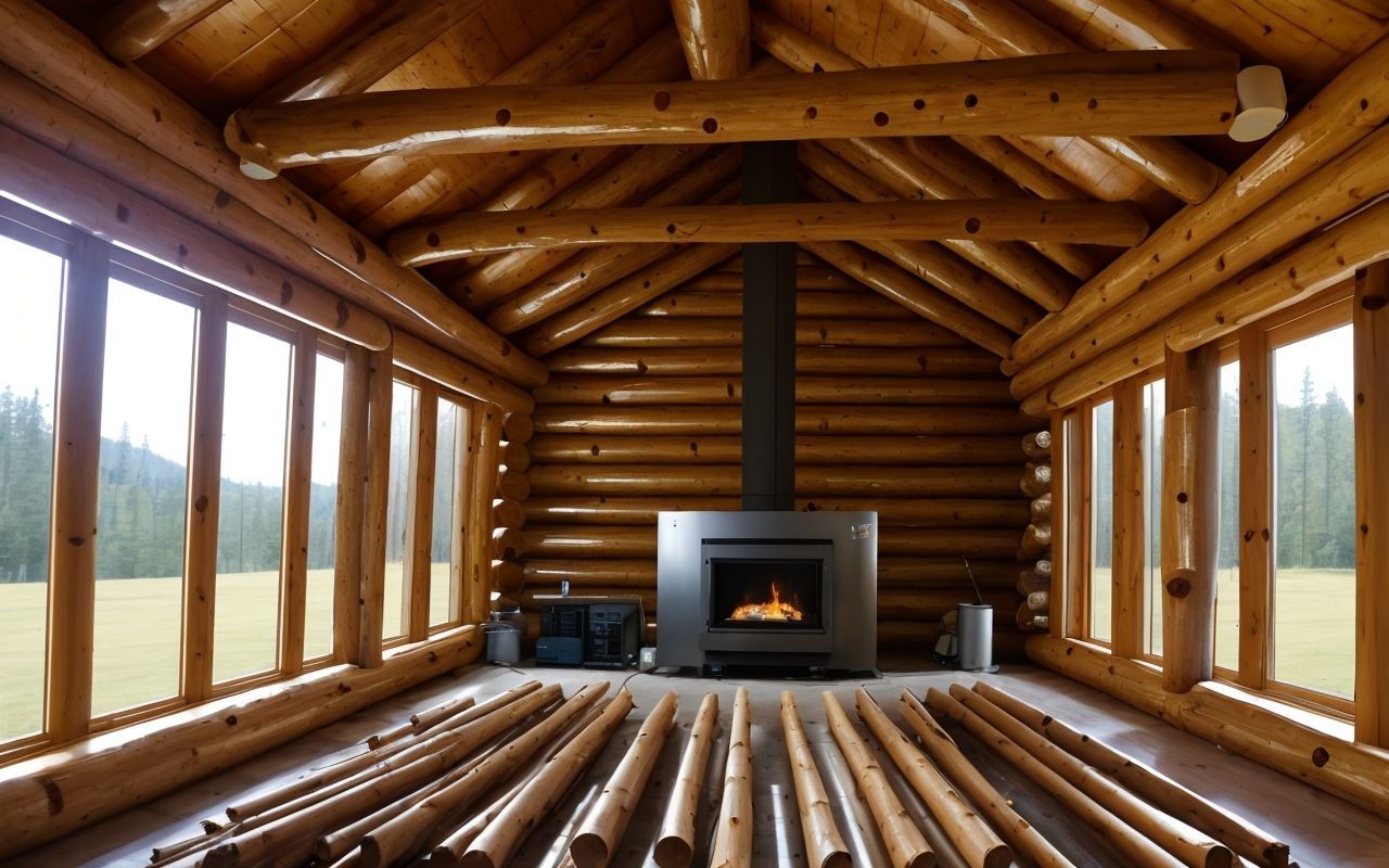 Инновационные технологические методы обработки лафета для повышения энергоэффективности срубов